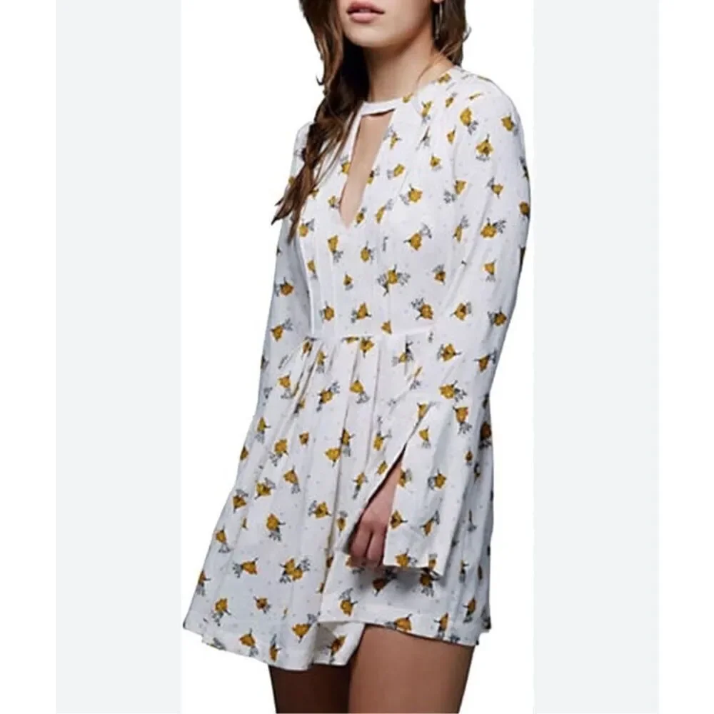 Revolve Free People Teagan floral boho fit & flare dress